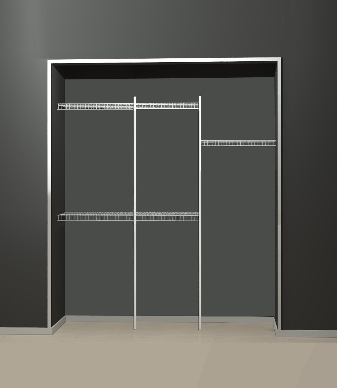 Oxygene Series - Wire 4. Fits wardrobes 1200-1800.
