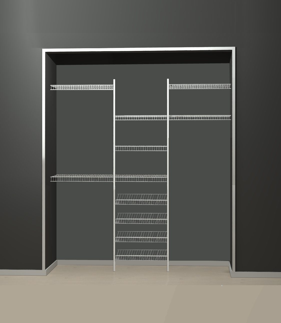 Oxygene Series - Wire 5. Fits wardrobes 1200-2400.
