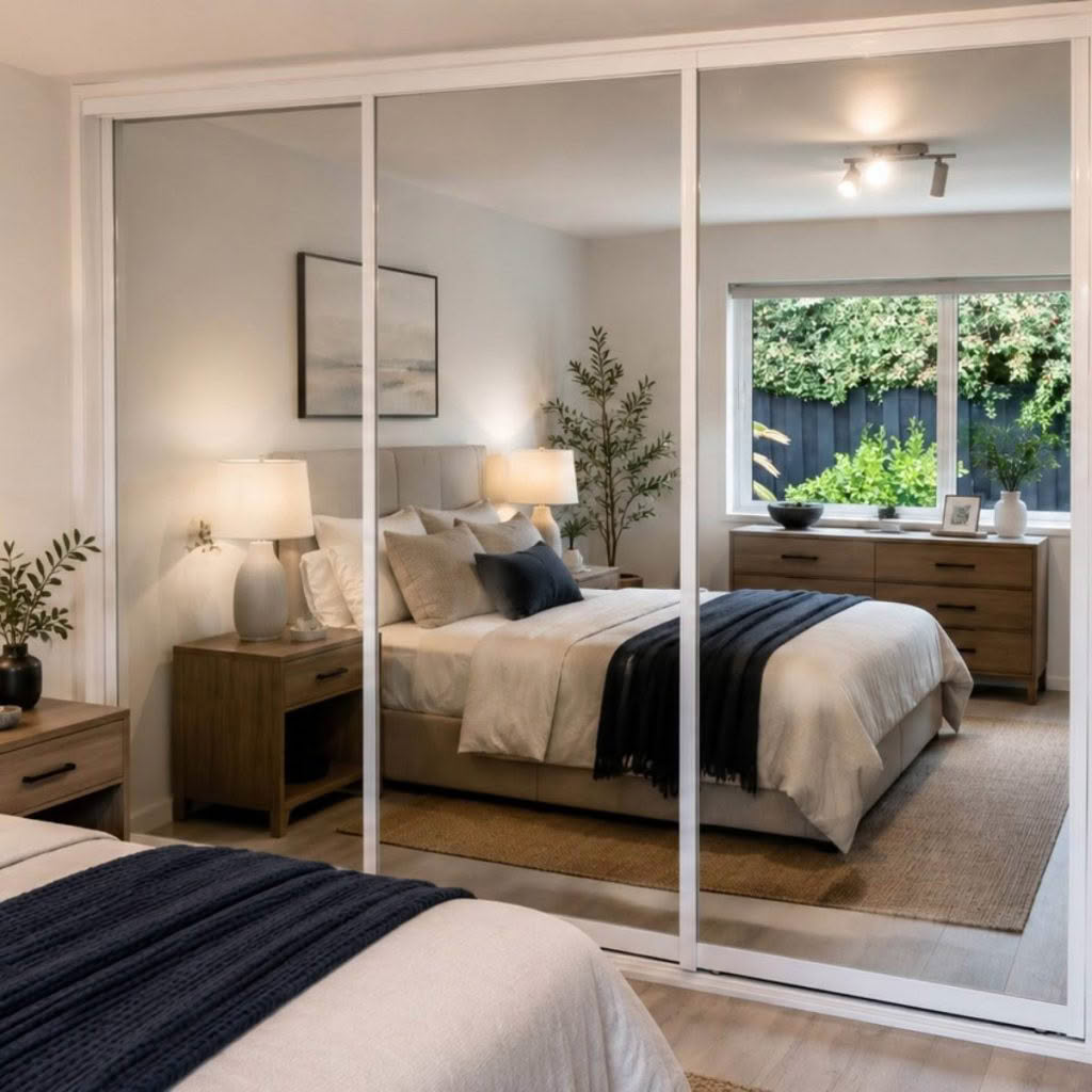 Silent Triple Doors White 1200x1200
