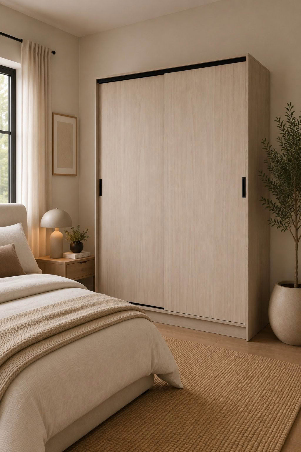 Linden Oak Wardrobe