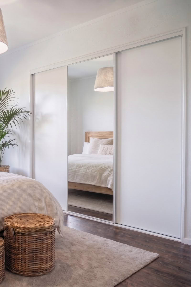 Whisper Triple White Mirror